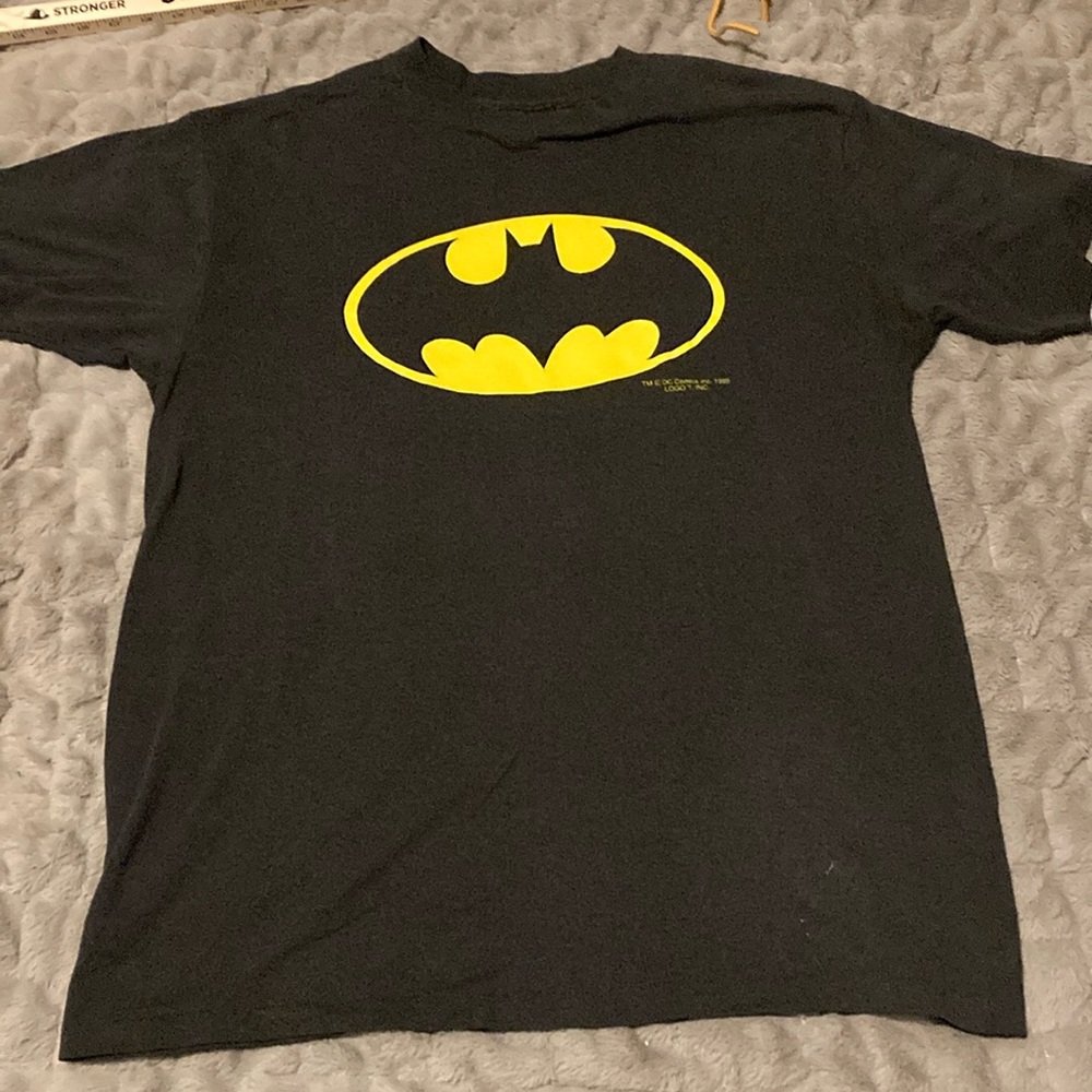 Vintage 1989 Batman T-shirt, single stitch, 3D emblem brand see pics for details